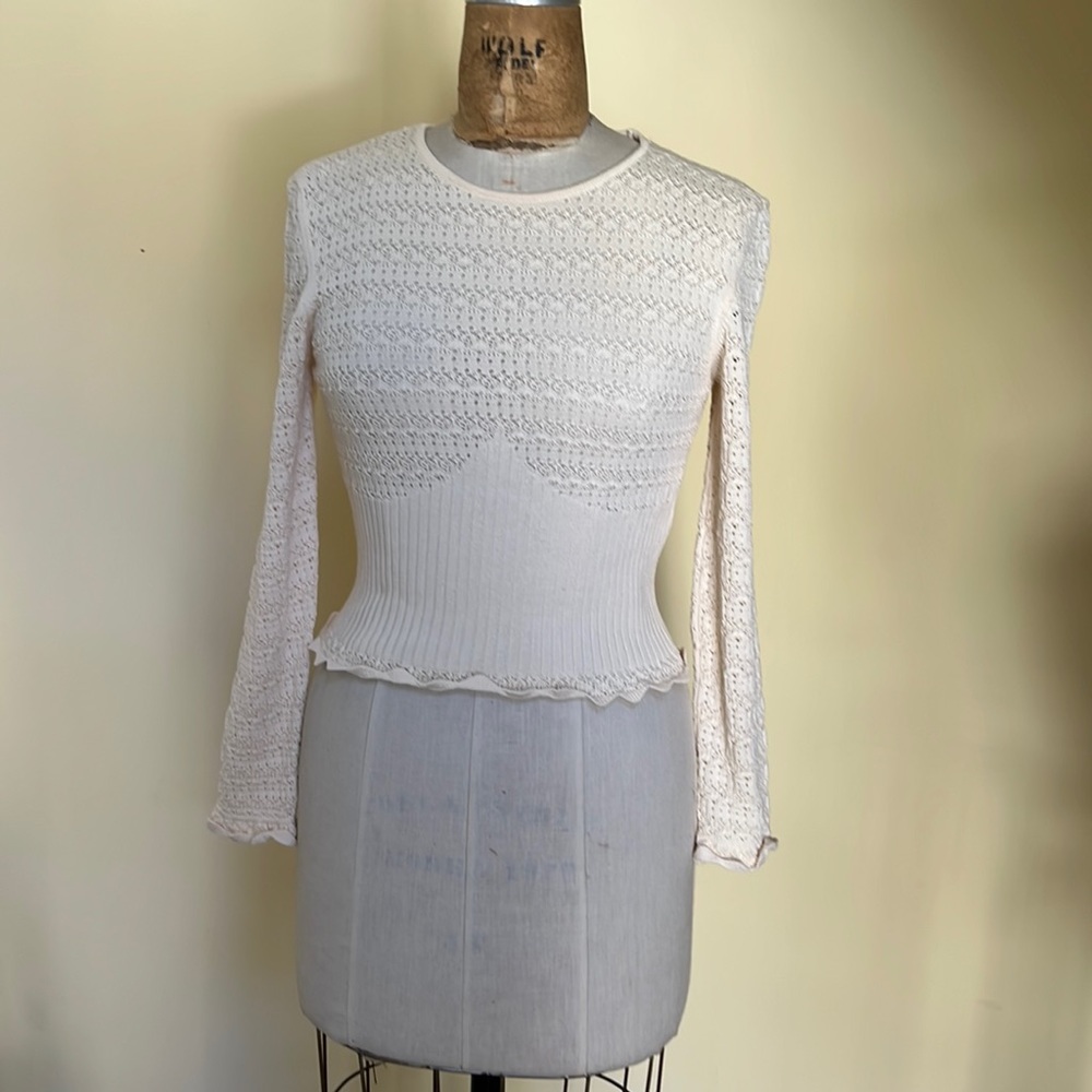 Zara Knitted Top Size M